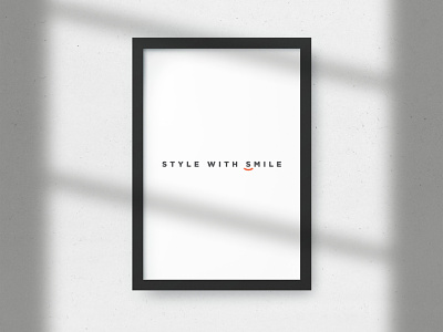 Style With Smile / Logo design logo logo design poster print print design style with smile