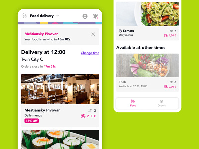 HB Reavis / More app app app design colorful design system food delivery food delivery app hb reavis more more app twin city ui user experience user interface ux