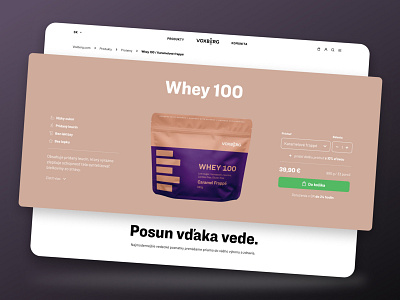 Voxberg / Website design athletes design gym nutrition proteins supplements ui user experience user interface ux voxberg web design webdesign website website design