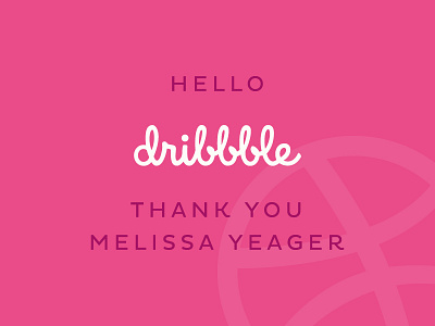 Dribbble Thank You