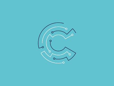 C Branding | Logo Mark Concept branding logo technology wip