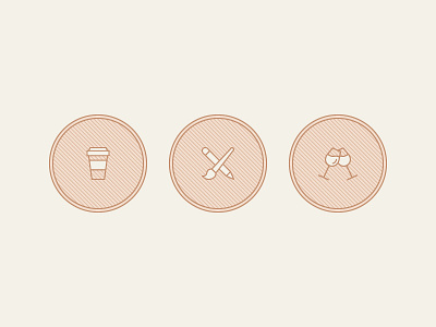 Yitz Rapp Design | Icons brand branding cheers coffee colour design graphic design icon mark pattern