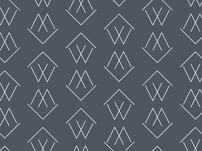 W Branding | Pattern Concept brand branding design graphic design icon logo mark pattern property real estate