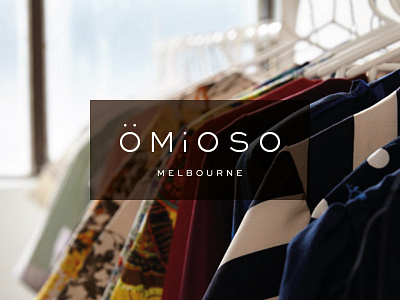 Omioso | Final Logo Reversed brand branding clothing label custom type elegance identity logo logo design modesty simplicity type typography