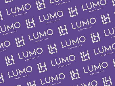 Lumo | Pattern Design brand branding colour custom type design graphic design hospitality lettering logo pattern type typography