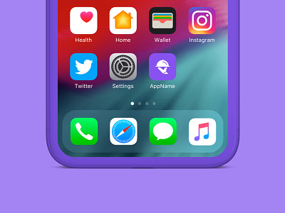 Lunch App | Icon on iPhone Home Screen