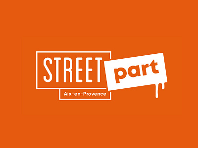 Street part - Logotype art brand design france logo logo a day logotyp logotype orange provence street typogaphy