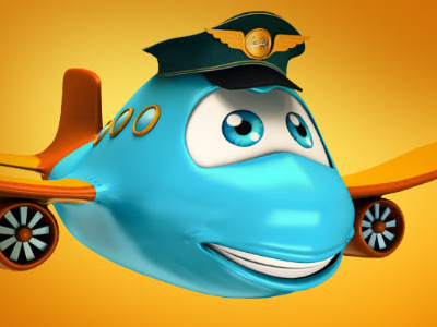 Mr. Plane 3D Character Design 3d character max plane