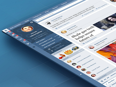 UI/UX Social Network Concept | Profile Page concept gif image network page profile social ui ux