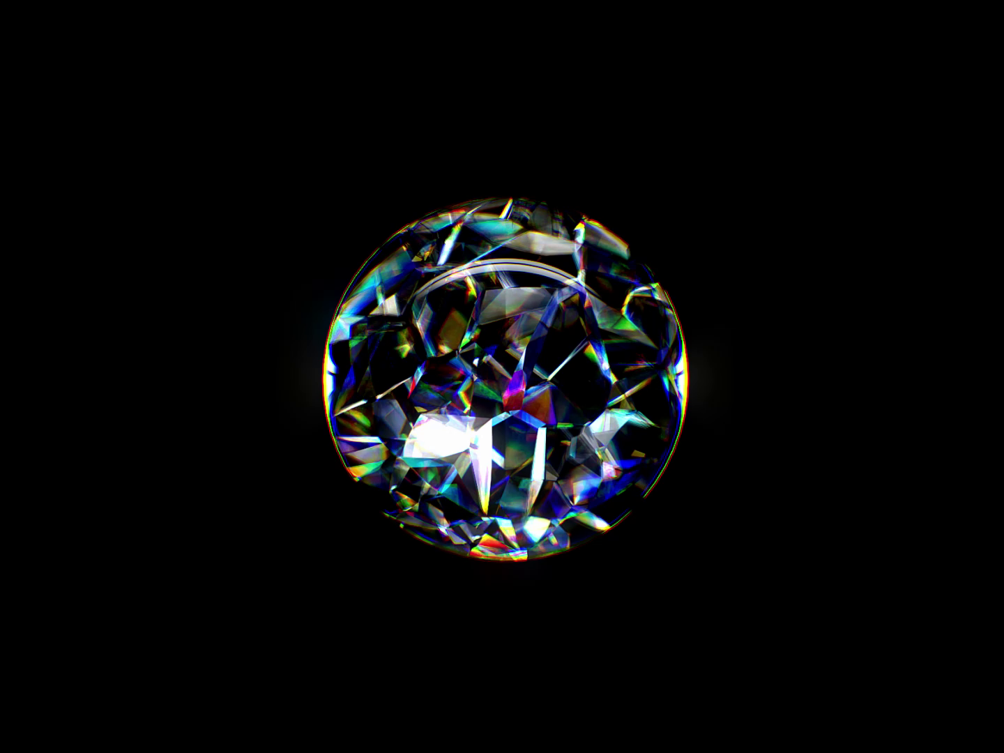 Iridescent Sphere by Rustem Sirazetdinov for Milkinside on Dribbble