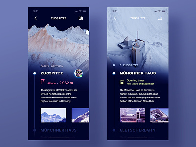 3D Mountain Explorer App 3d app dark expeditions explorer germany height ios map mountain travel trip