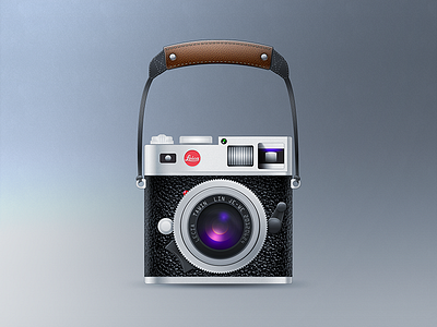 Mini Leica camera icon leica m9