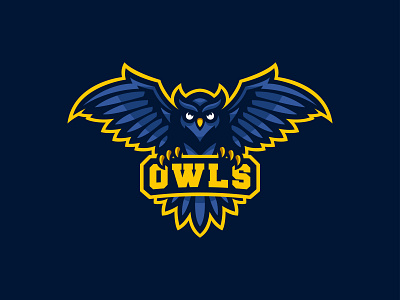 OWLS MASCOT LOGO | FOR SALE bird bird mascot design esports for sale gaming gaming logo illustration logo logo designs mascot logo owl owl logo owl mascot sports vector