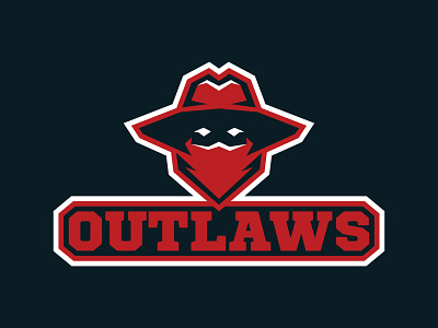 OUTLAWS MASCOT LOGO | FOR SALE angry bandit branding cowboy esport esports for sale identity illustration label logo logotype mascot mask outlaw team texas vector west western