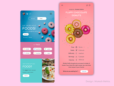 Food App Design adobe illustrator branding design icon typography ui ui ux design uidesign ux ux desgin ux design vector webdesign
