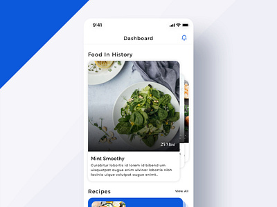 Recipe app concept