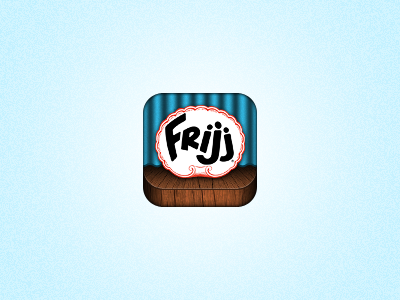 Frijj Incredible - App Icon circus curtain icon ios stage wood