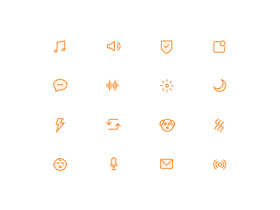 Simplicons custom icon linear simple stroke