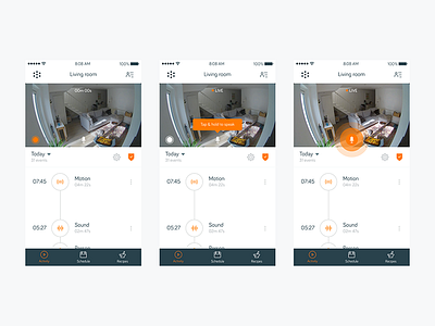 Hive View – iOS camera hive home iot security smart home