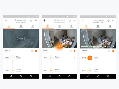 Hive View – Android camera hive home iot security smart home