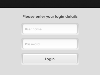 Web form (updated) login