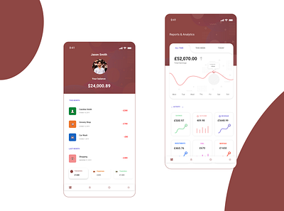 Finance Report adobexd app branding case study finance illustraion mobile re brand redesign typography ui uiux vector