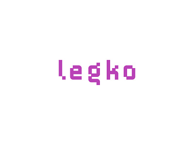 Legko | Modular Logo Design constructor logo design font logo graphic design logo logo travel logotype modular logo vector