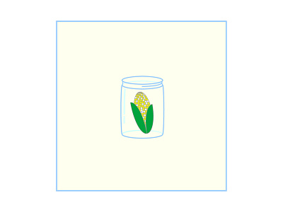 Corn in a Jar (band promo) corn design jar logo moonshine vector
