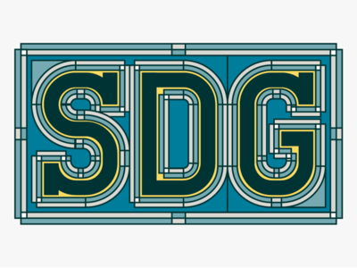 stainwright SDG bible design illustration logo sdg theology typography vector