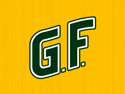G.F. Gardens branding design logo typography vector