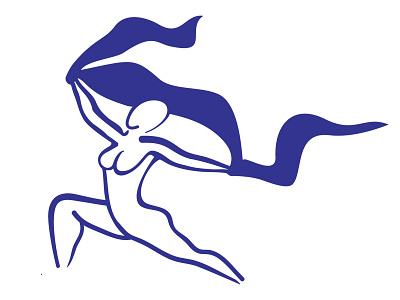 Dancer dancer illustrator logo power strength vector women