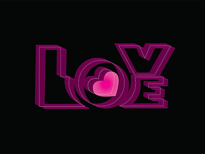 Love graphicdesign heart lettering love stickers typography vector