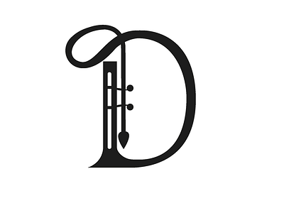 Letter D letters typography