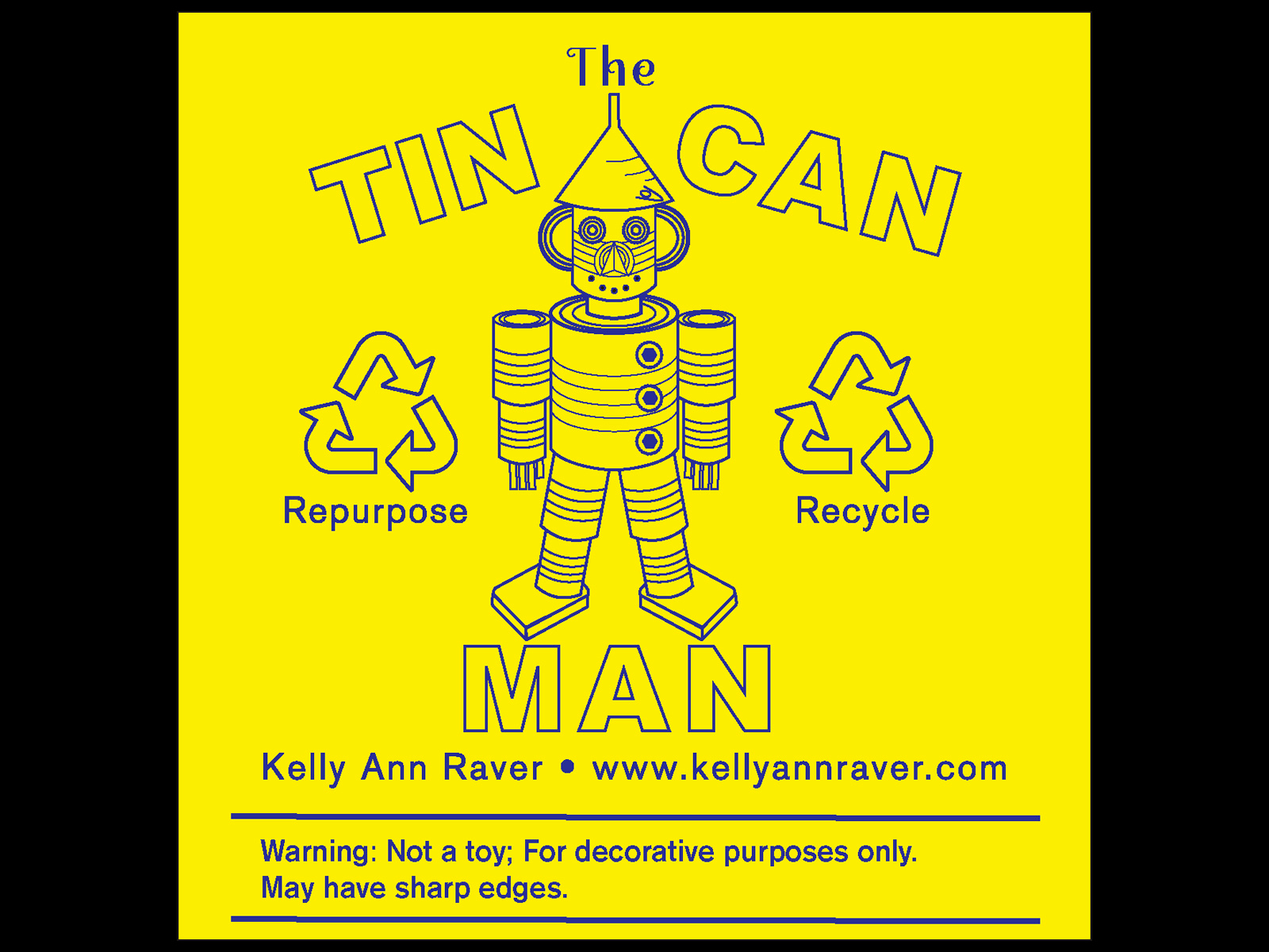 Tin Can Man by Kelly Ann Raver on Dribbble