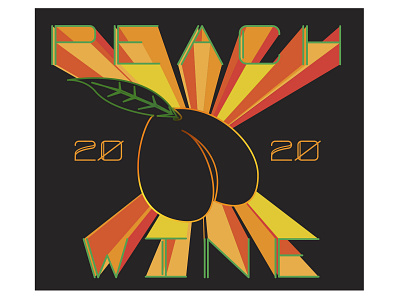 Final Peach Wine Label