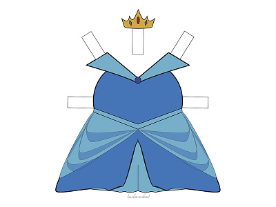 Princess Gown children graphic design toys