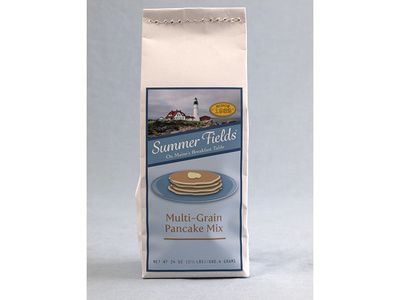 Summerfields Multi-Grain Pancake Mix branding labeldesign logotype nautical packaging