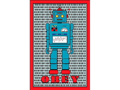 OBEY ME, HUMAN albany children graphic design graphicdesign illustration illustrator robots toys