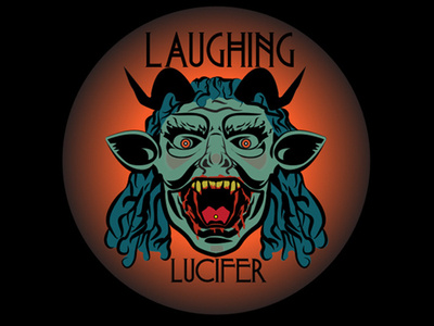 Revised Laughing Lucifer beer art beer branding brand identity branding comic art comic book art design graphic design illustration labeling logo monster