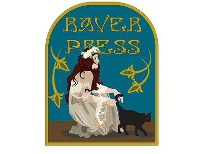 Raver Press albany animal art art nouveau cats fairy graphicdesign pets women women in illustration