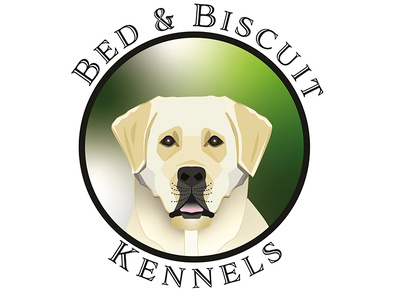 Bed & Buscuit Kennels Logo albany branding dogs graphicdesign illustration illustrator kennel logo logodesign pets retriever