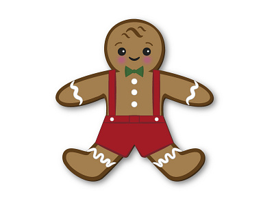 G Bread adobe illustrator character children christmas cookie gingerbread graphicdesign holiday illustrator vector