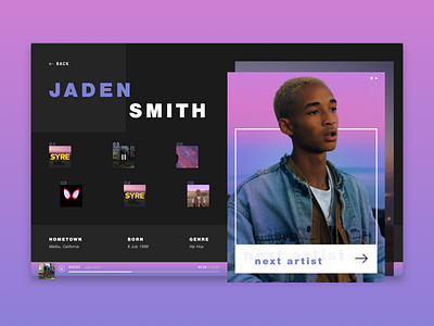 Artist Page - Jaden Smith