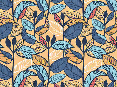 Mint Leaves Pattern