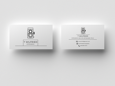 Logo & Business card design branding businesscard graphicdesign logo logodesign minimal photography photography logo