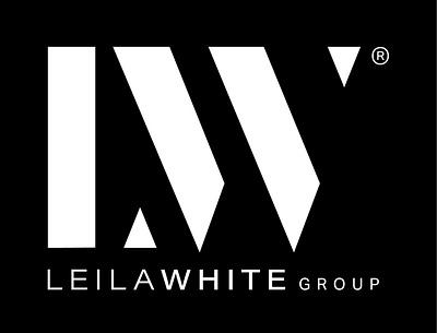 Logo for Leila White Group branding graphic design identity design logo