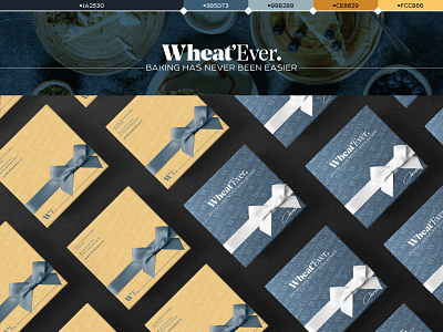 Wheat'ever. Baking has never been easier brand identity branding identity design logo