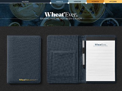 Wheat'ever. Baking has never been easier brand identity branding design flat identity design logo minimal ui ux vector