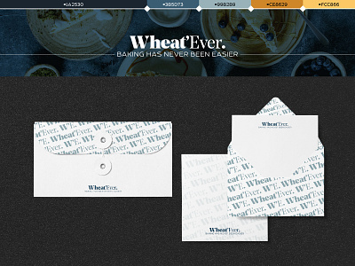 Wheat’Ever. Baking has never been easier brand identity branding flat identity design logo minimal typography ui ux vector