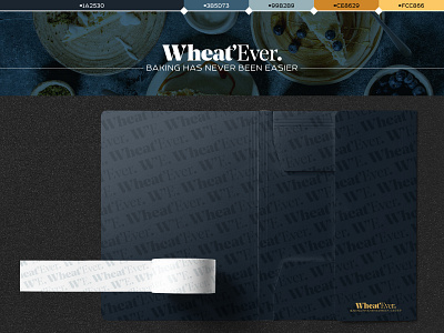 Wheat’Ever. Baking has never been easier. brand identity branding design identity design logo minimal typography ui ux vector